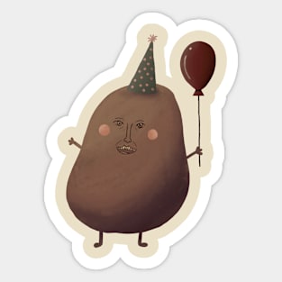 Birthday potato Sticker